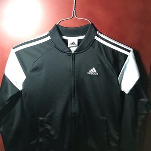 boys adidas zip-up. size medium